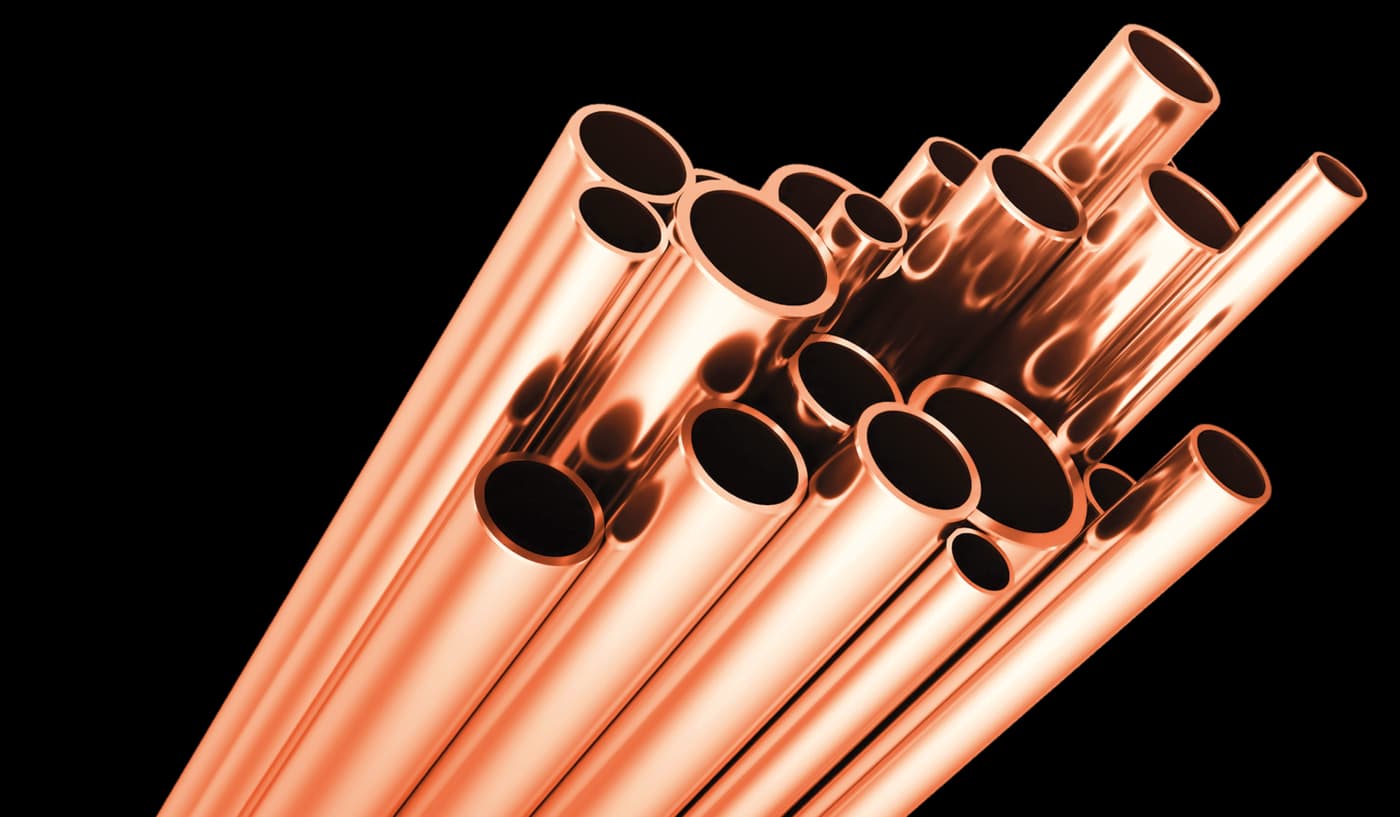 Tube en cuivre diam 14mm